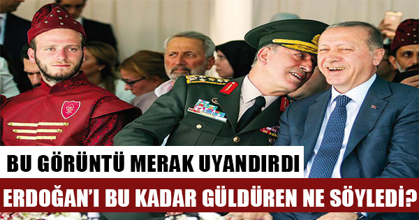 Hulusi Akar ne söyledi de Erdoğan'ı böyle güldürdü?