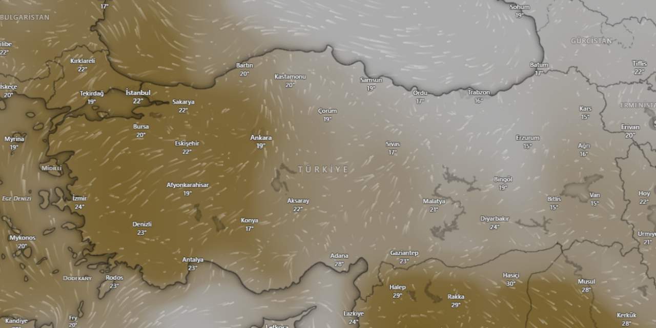 Rüzgara bindi yola çıktı: İstanbul başta olmak üzere tüm yurdu saracak
