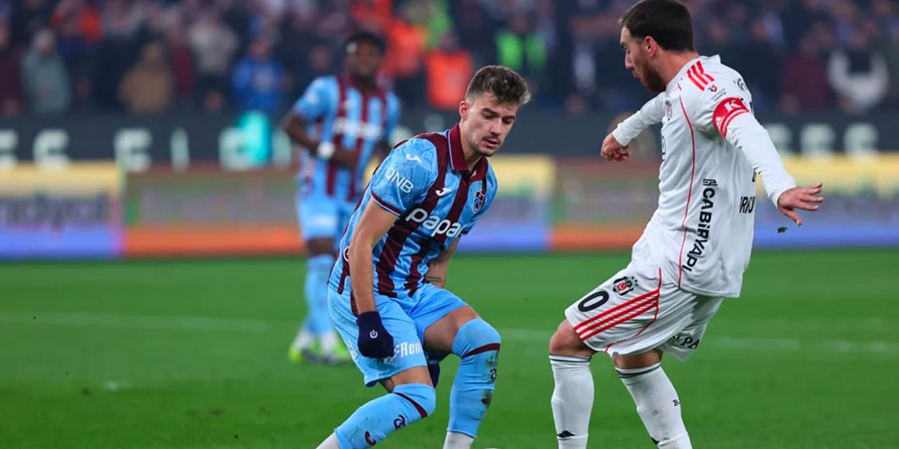 Beşiktaş Trabzonspor maçının ilk 11'leri belli oldu: Sergen Yalçın yedeğe çekti