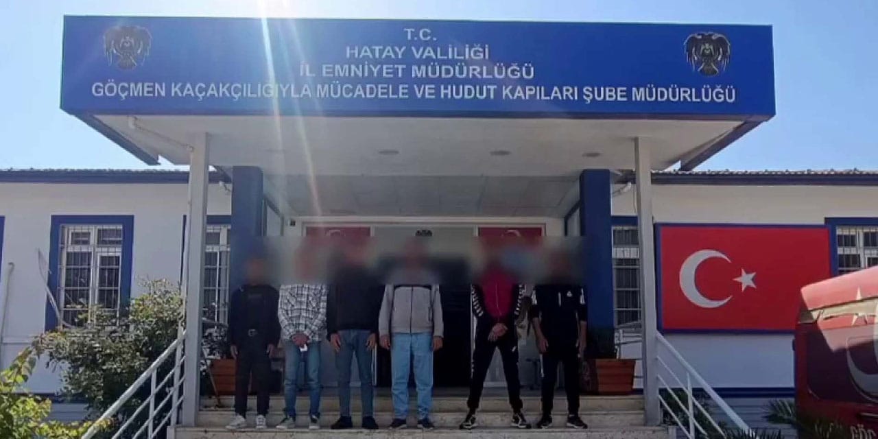 Yasa dışı yollarla Türkiye'ye giren 6 düzensiz göçmen yakalandı