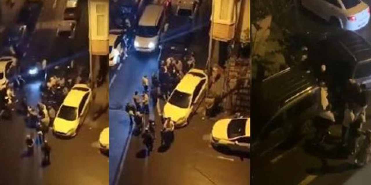 Park yeri kavgasında ortalık karıştı: O anlar kamerada