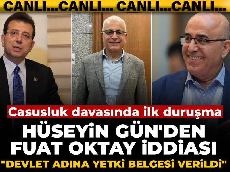 İmamoğlu, Merdan Yanardağ ve  Necati Özkan hakim karşısında: Casusluk davasında ilk duruşma!