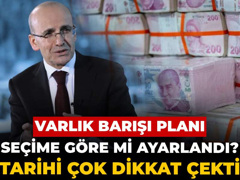 Varlık barışı planı seçime göre mi ayarlandı? Tarihi çok dikkat çekti