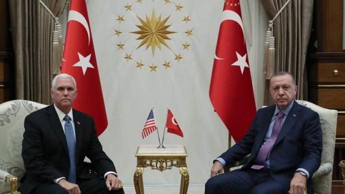 Pence ve Erdoğan görüşmesi 1 saat 40 dakika sürdü
