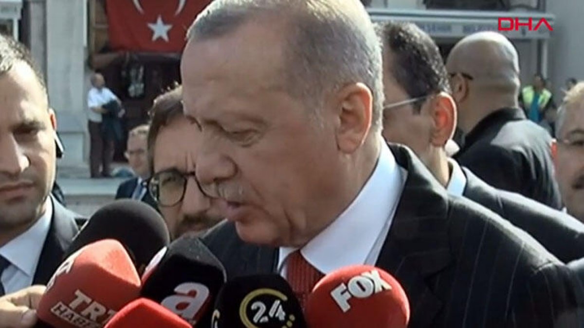 Erdoğan'dan son dakika açıklaması! "Güvenlik güçlerimiz alanı terk etmeyecek"