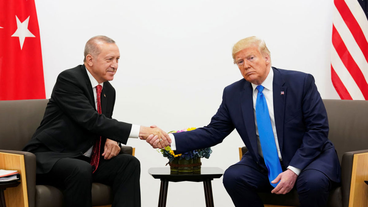 Erdoğan Trump ile görüştü