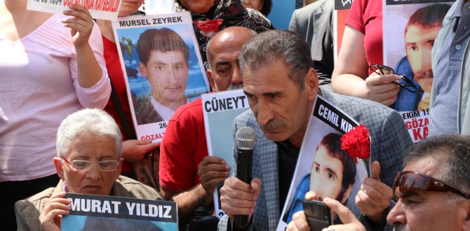 Faili meçhul yakınlarından İkbal Eren ve Mikail Kırbayır da Adalet Kurultay’ında
