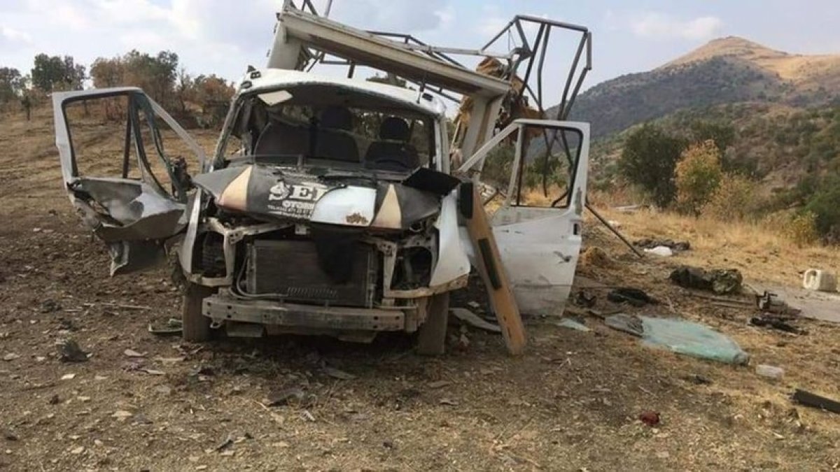 PKK'dan işçilere roketli saldırı: 4 işçi yaralandı