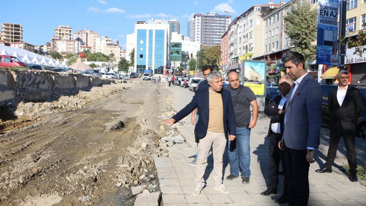 Başkan Gökhan Yüksel, devam eden çalışmaları yerinde inceledi