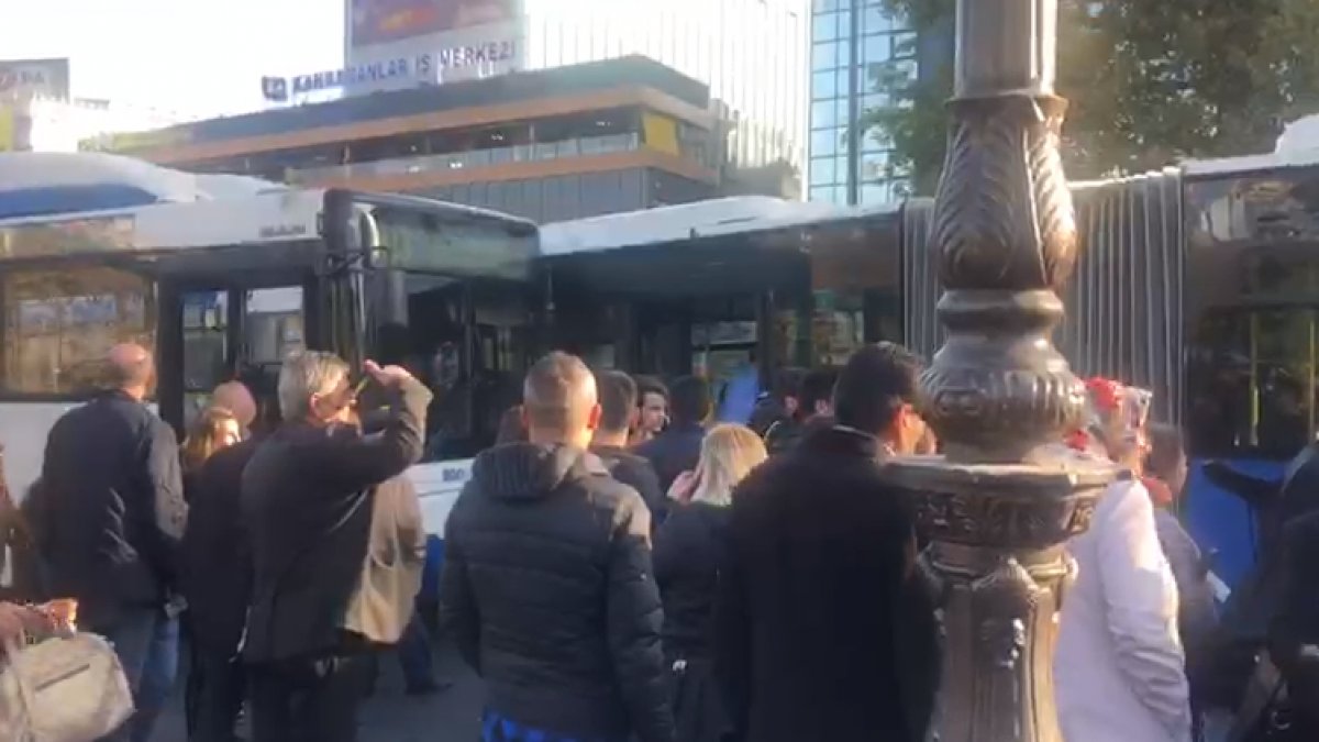 Başkent'te korkutan kaza! Yine bir otobüs terörü...