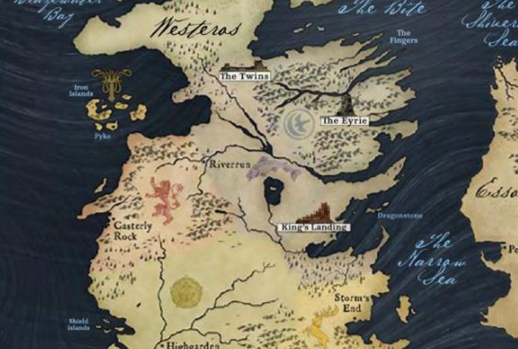 ‘Westeros haritası’ ile Game of Thrones dünyasına sanal yolculuk