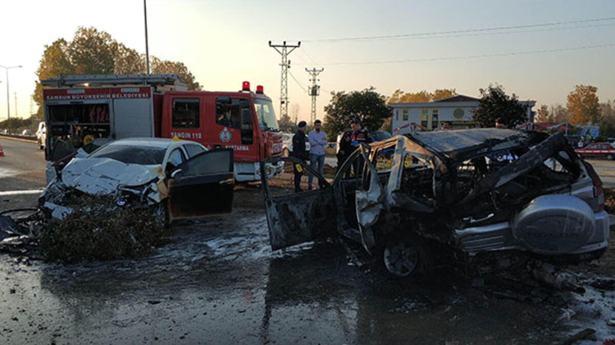 Samsun'da kaza: Savcı ve eşi ağır yaralı, küçük kızları hayatını kaybetti