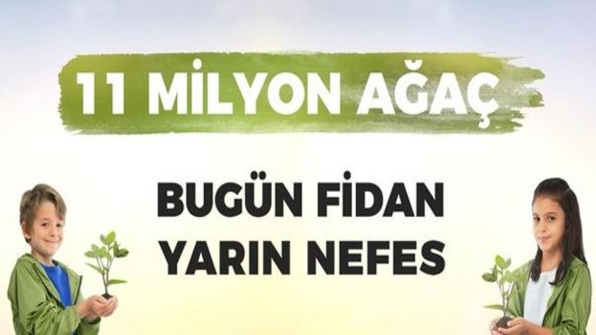“11 Milyon Fidan Dikimi” etkinliği Cumhurbaşkanı'nın katılımı ile start veriyor