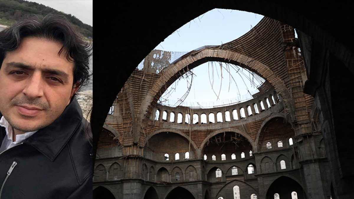 Cami inşaatında çöken iskelenin altında kalan inşaat mühendisi hayatını kaybetti