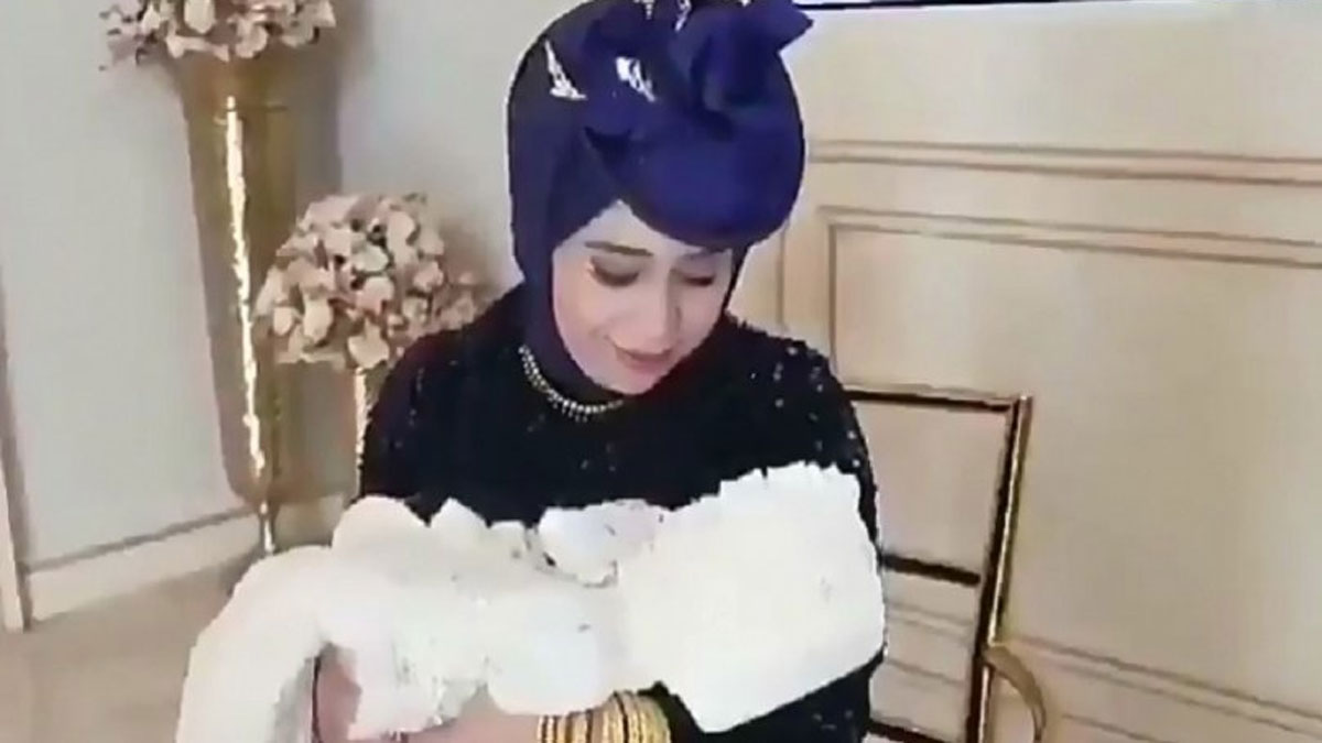 Lüks bebek mevlidi sosyal medyada gündem oldu