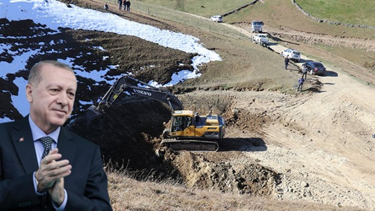 Erdoğan'dan Dipsiz Göl'ün talan edilmesine tepki