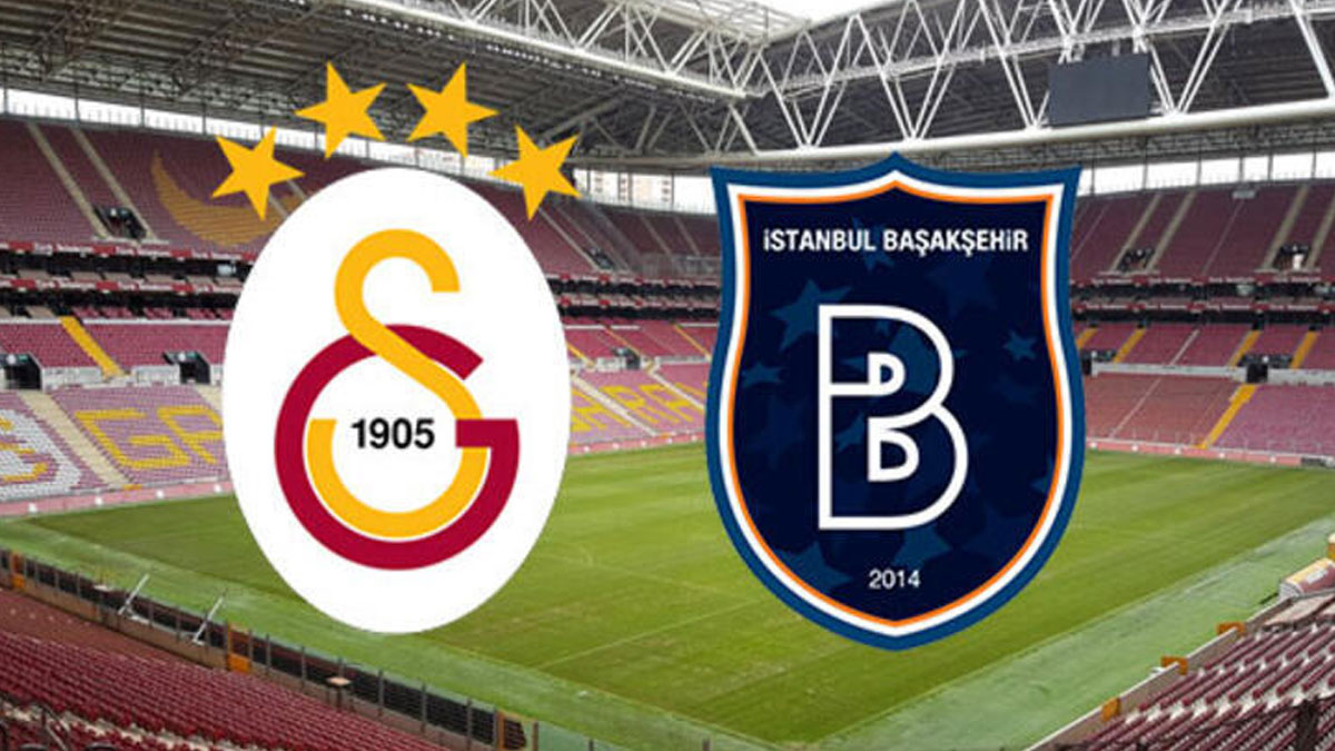 Galatasaray-Medipol Başakşehir maçında ilk yarı sona erdi