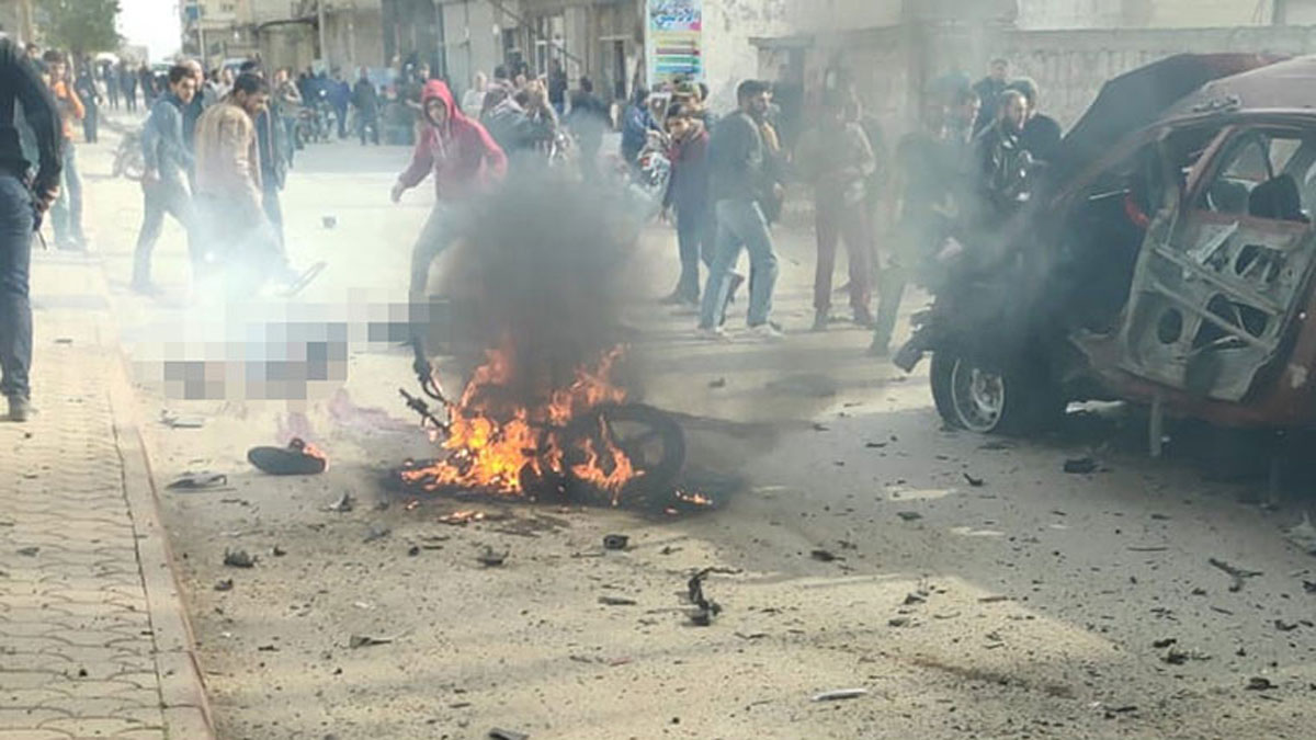 Azez'de patlama: Ölü ve yaralılar var