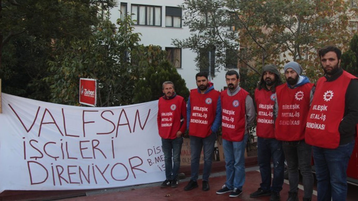 Valfsan İşçileri, DİSK Genel Başkanı Arzu Çerkezoğlu ile görüştü