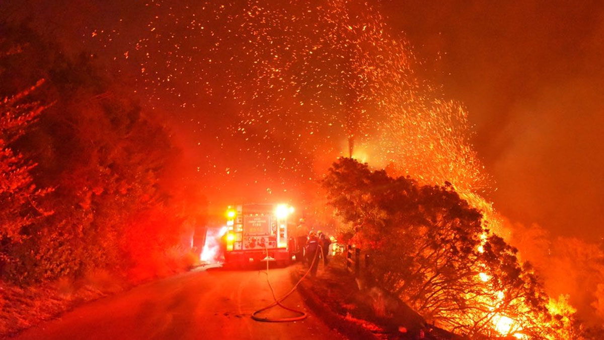 ABD'de 'acil durum' ilanı: Kaliforniya’daki orman yangını kente ulaştı