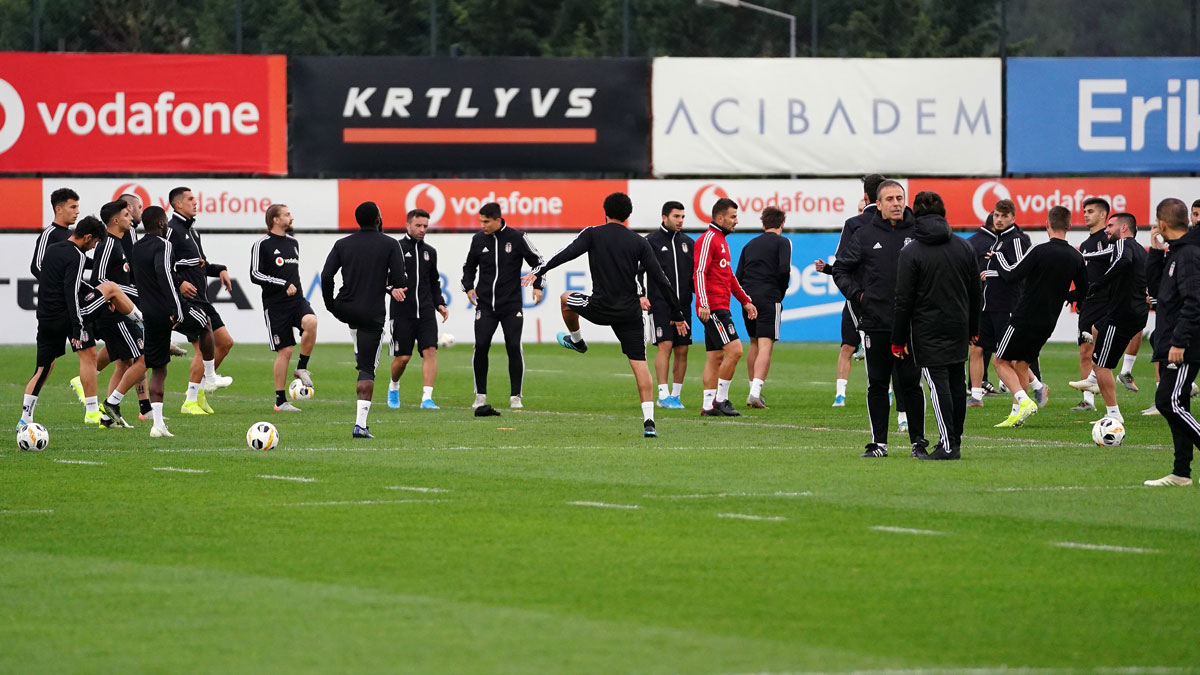 Beşiktaş'ta Slovan Bratislava maçı hazırlıkları tamamlandı