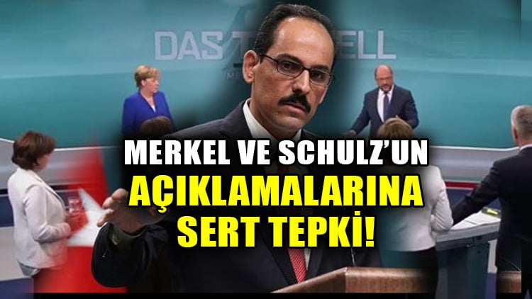 Cumhurbaşkanlığı Sözcüsü İbrahim Kalın'dan Almanya'ya sert sözler!