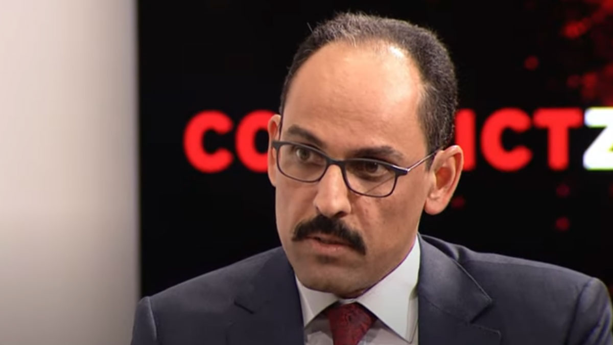 Saray Sözcüsü İbrahim Kalın'ın zor anları: Gazeteci, sorularıyla terletti