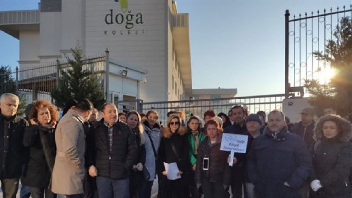 İzmir'de Doğa Koleji velileri öğretmenlerin yanında: Mağduriyet son bulsun