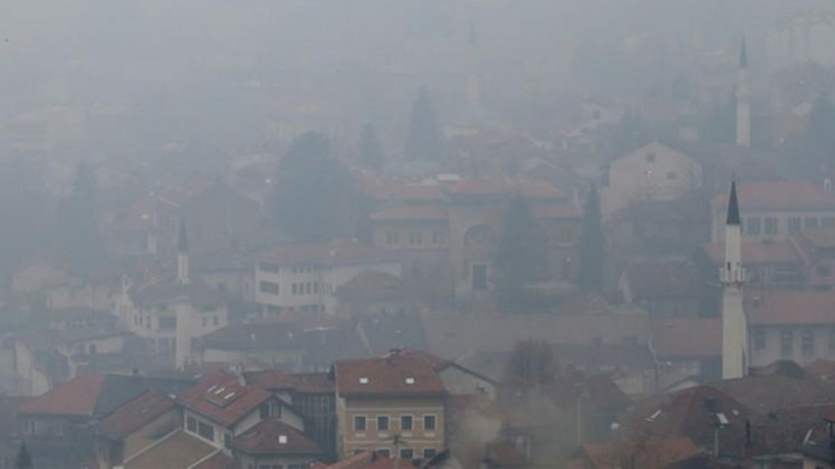 Saraybosna'da hava kirliliği tehlikeli seviyeye ulaştı