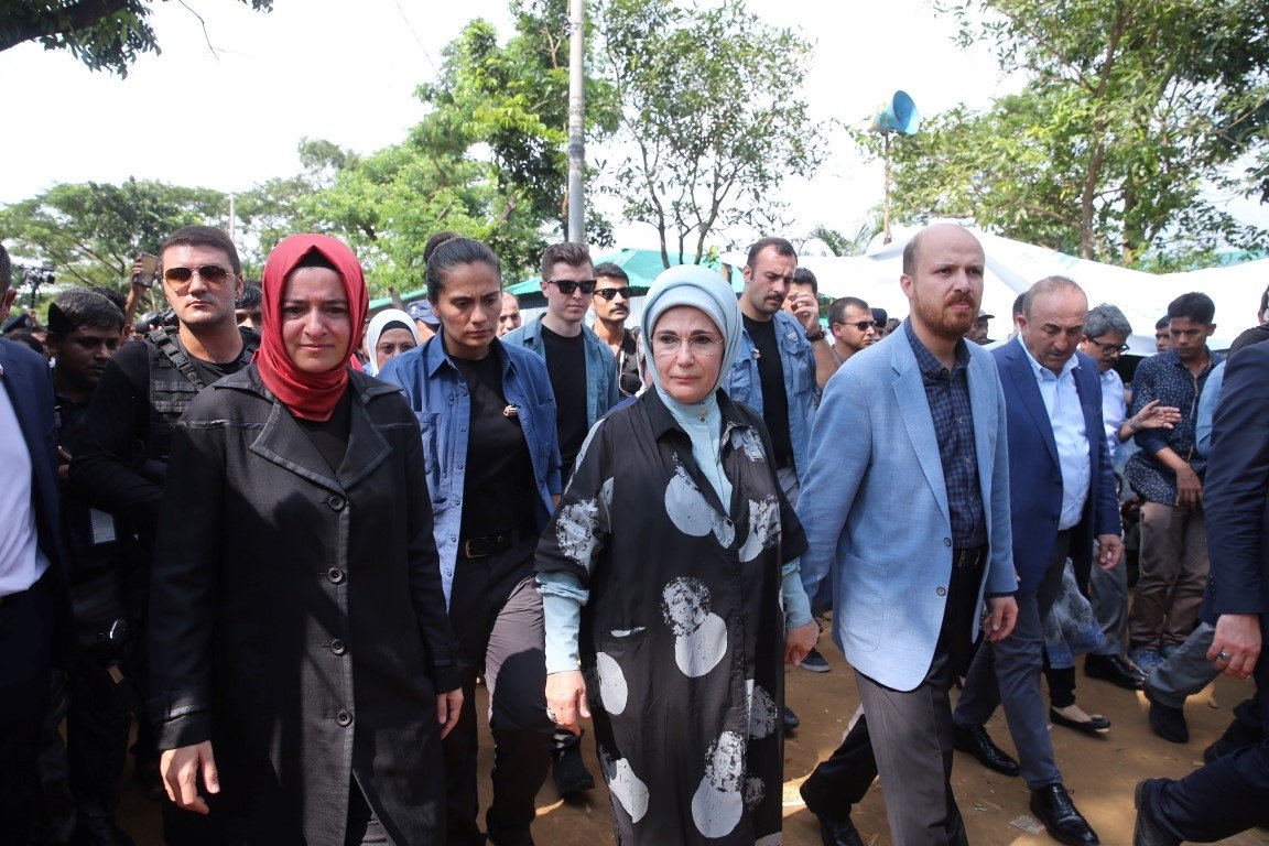 Emine Erdoğan, Bangladeş'te Arakanlı sığınmacıları ziyaret etti
