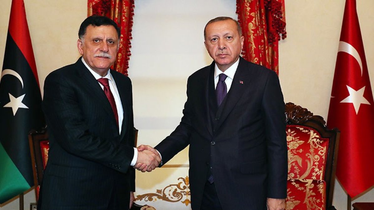 Erdoğan, Libya Ulusal Mutabakat Hükümeti Başkanı ile görüştü
