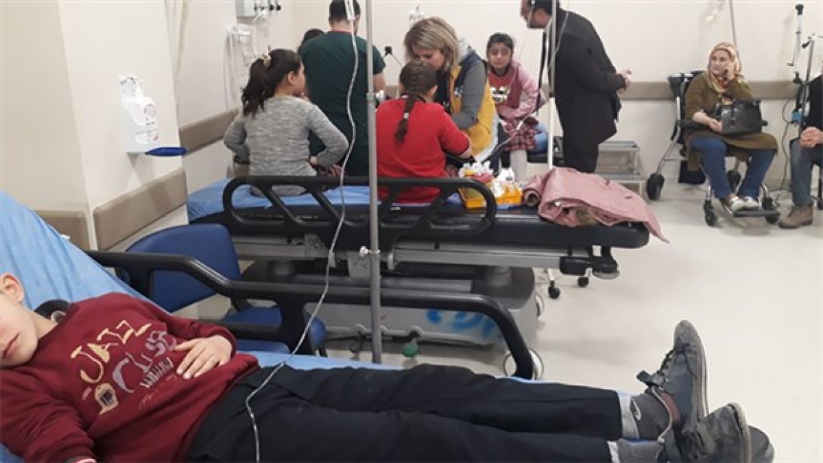 Tokat'ta 41 öğrenci zehirlenme şüphesiyle hastaneye kaldırıldı