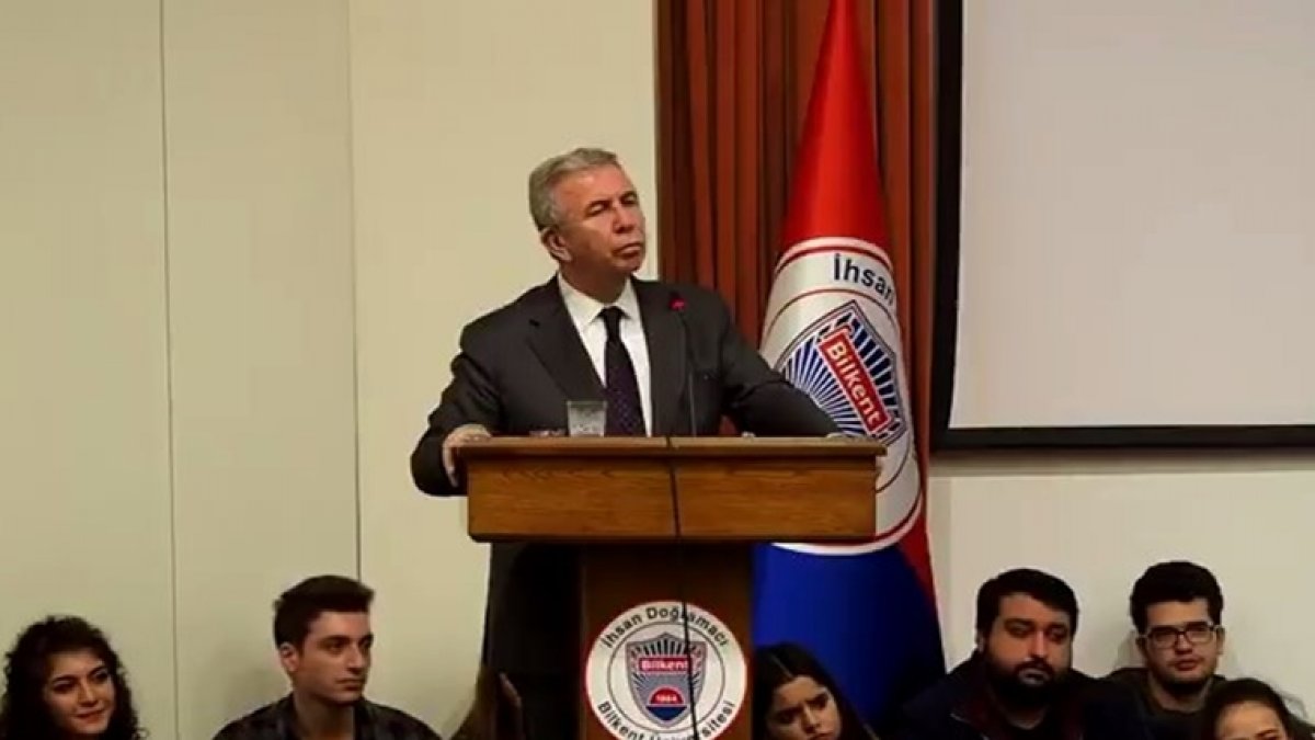 ABB Başkanı Mansur Yavaş, Bilkent Üniversitesi'nde öğrencilerin sorularını yanıtladı