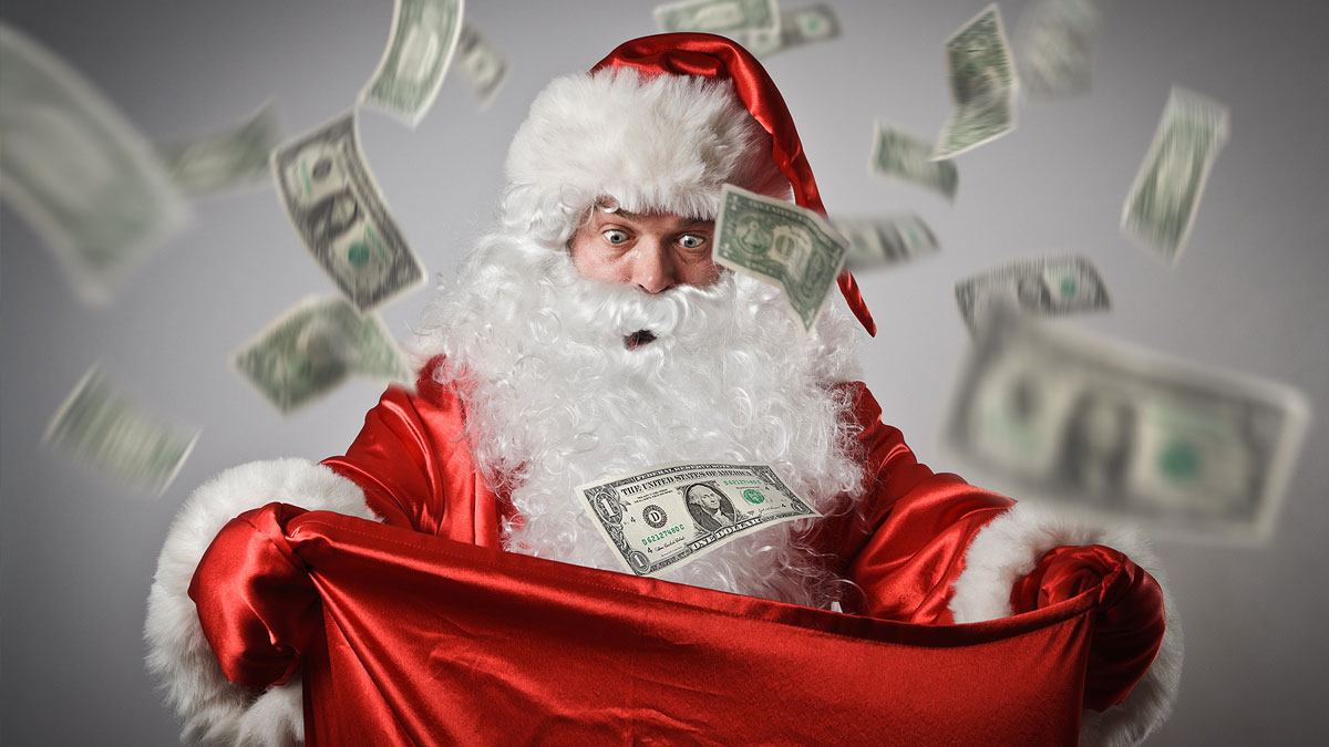 Bankayı soyduktan sonra 'Mutlu Noeller' diyerek paraları havaya saçtı