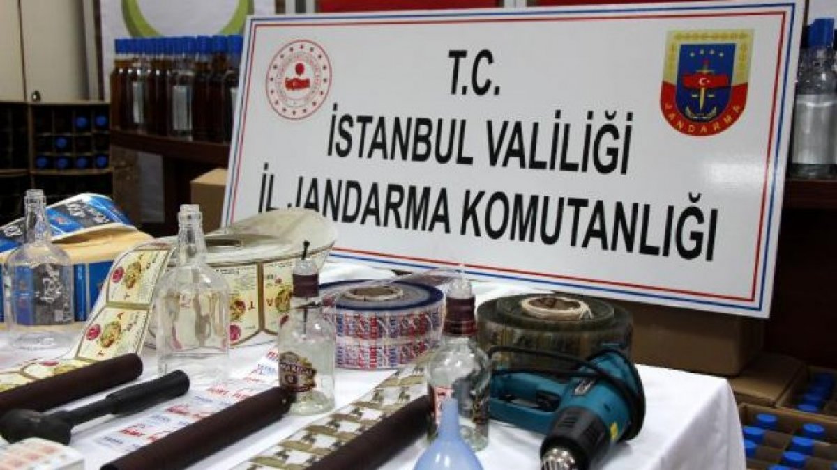 Yılbaşı öncesi İstanbul'da sahte içki operasyonu
