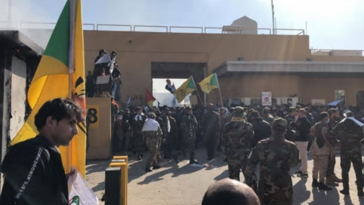 Haşdi Şabi taraftarları ABD Büyükelçiliği önünden çekilmeye başladı