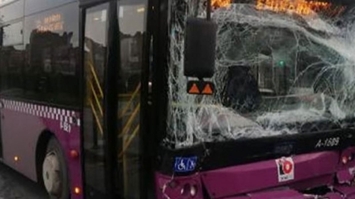 İstanbul'da otobüs durağa girdi: 7 yaralı