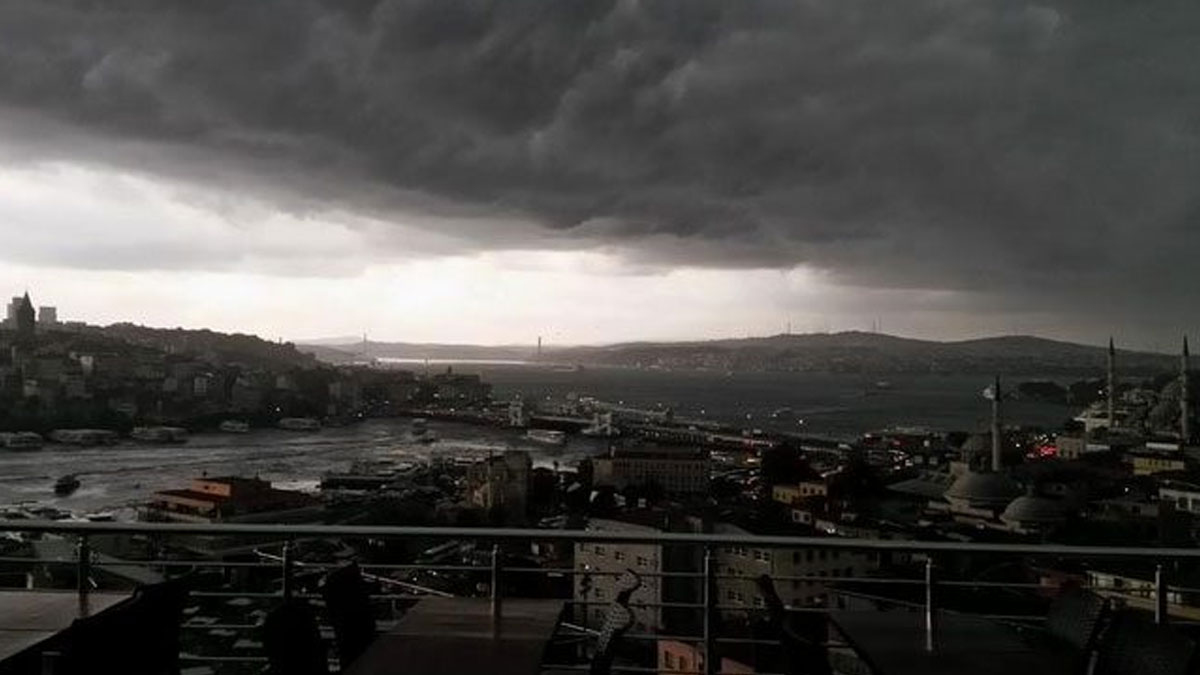 Meteorolojiden İstanbullulara 'turuncu' fırtına uyarısı
