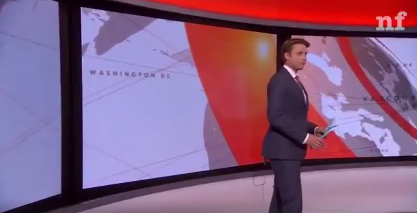 BBC muhabiri canlı yayında bakacağı kamerayı şaşırdı