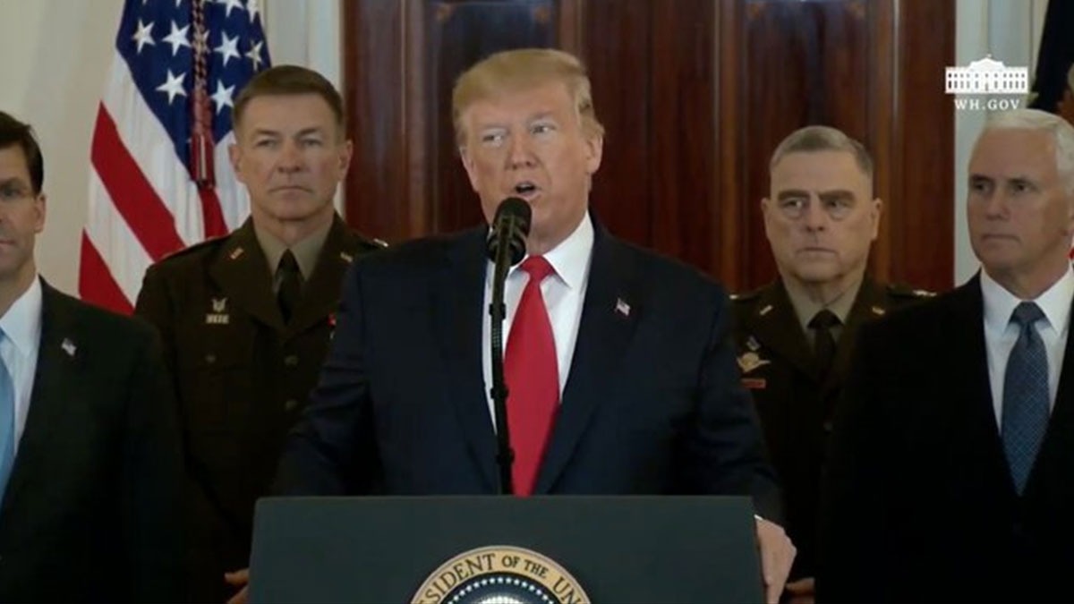 Trump, füze saldırıları sonrası ilk kez konuştu