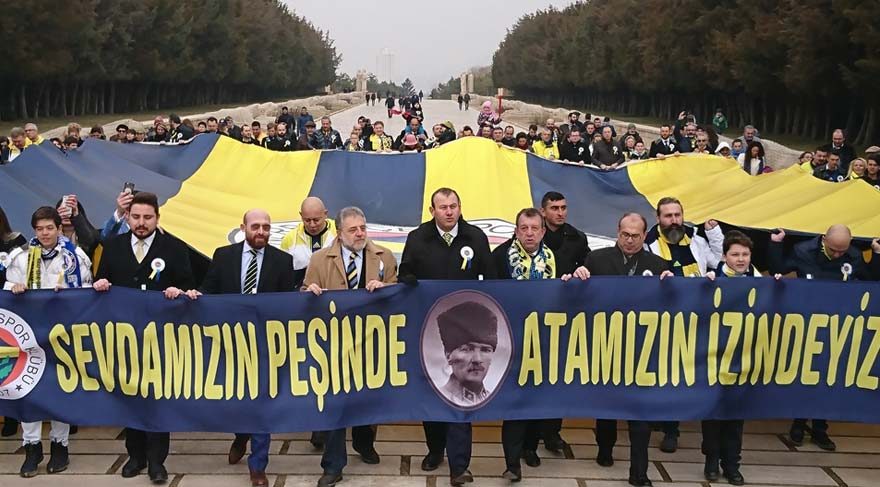 Fenerbahçe taraftarı Ata’nın huzurunda