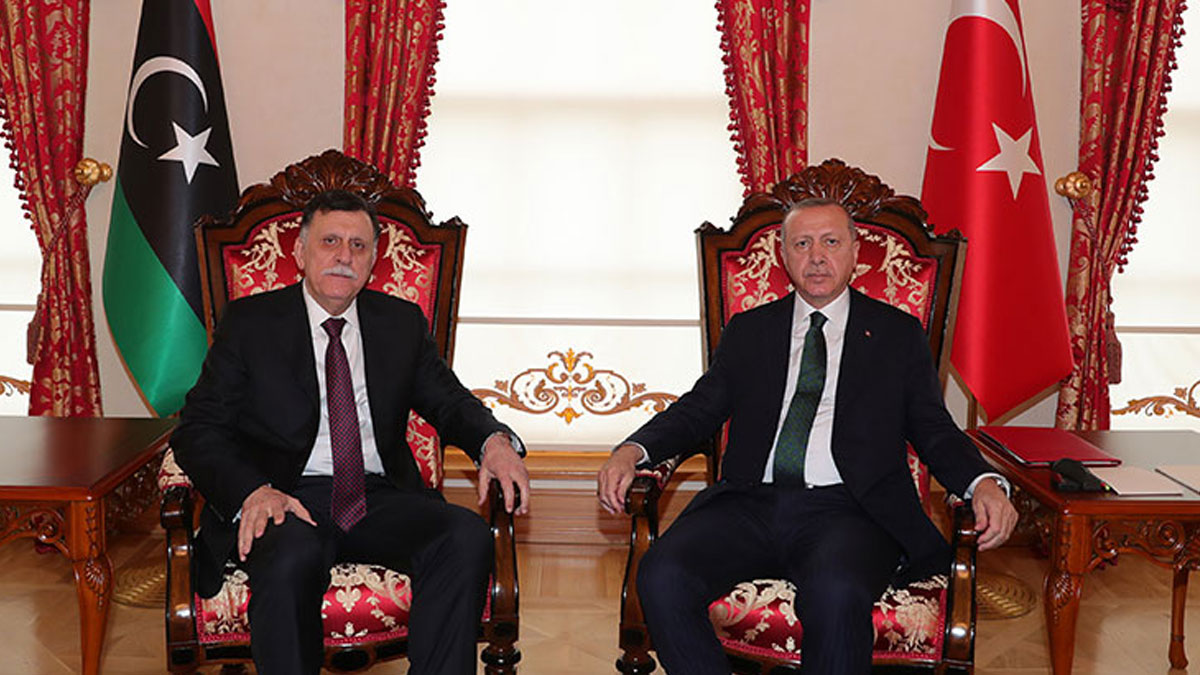 Erdoğan ve Sarraj görüşmesi sona erdi