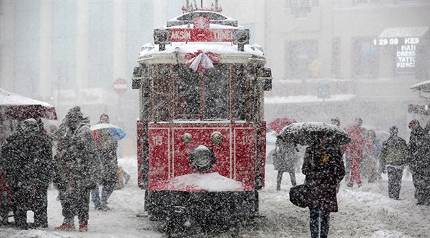 İstanbul kışa teslim oluyor