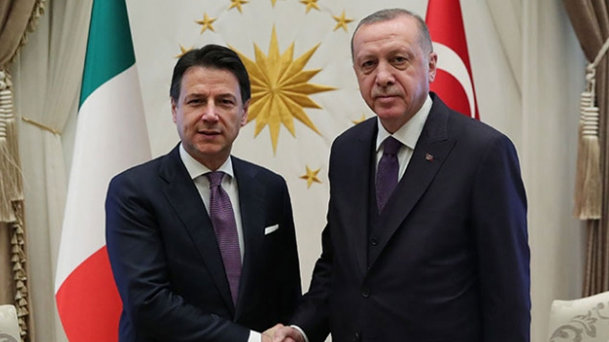 Erdoğan ve Conte'den ortak basın açıklaması