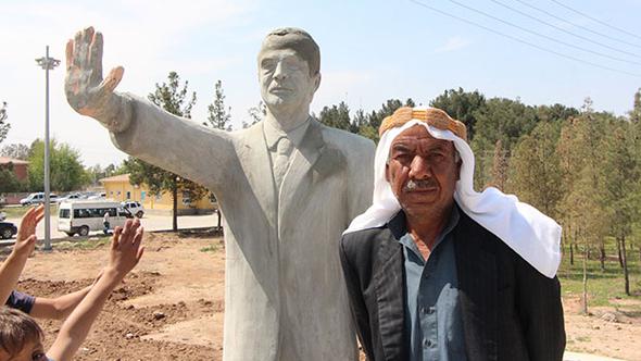 Erdoğan'ın Harran'daki 15 Temmuz heykeli bilinmeyen bir nedenle kaldırıldı
