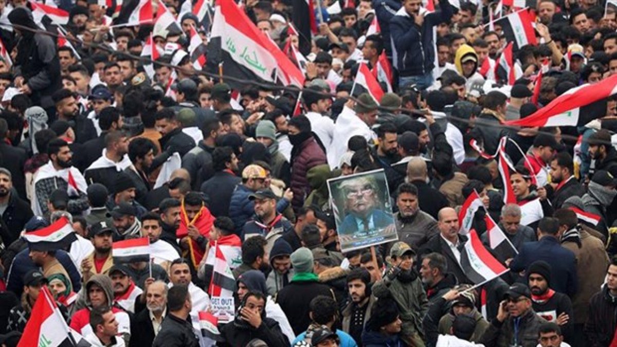 Irak'ta ABD karşıtı yürüyüş
