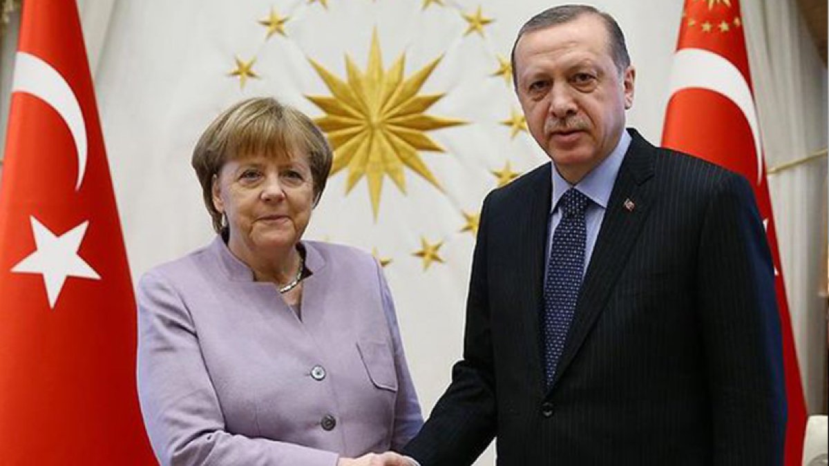 Merkel ile Erdoğan'dan ortak basın açıklaması