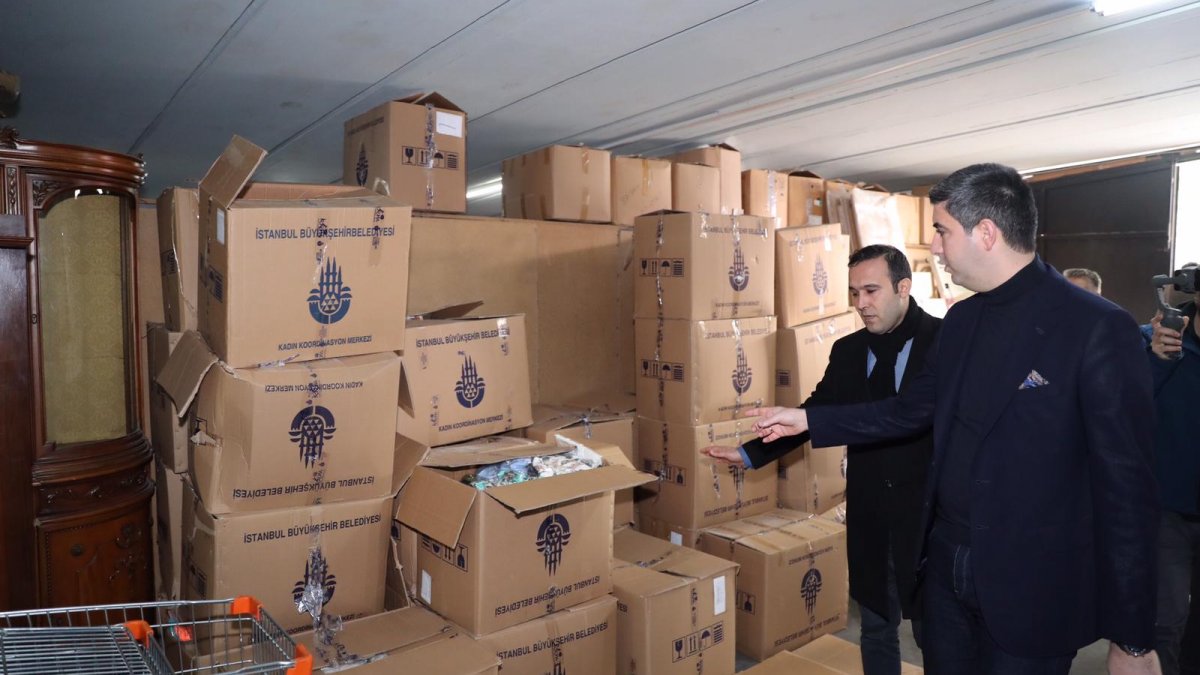 Kartal Belediyesi'nden Elazığ ve Malatya'ya yardım eli
