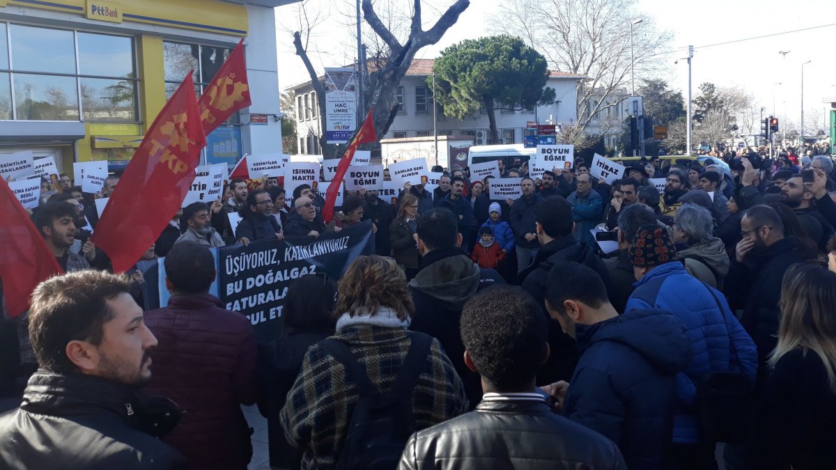 TKP doğalgaz zamlarına karşı sokaktaydı: Boyun eğme AKP’den hesap sor