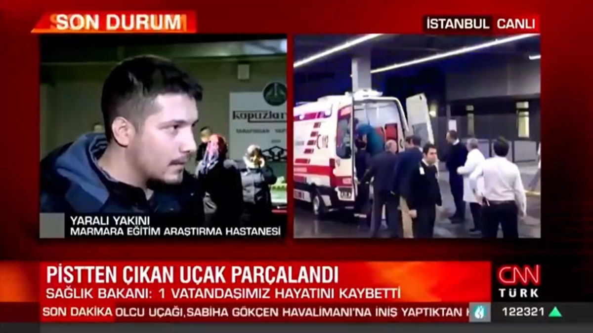 CNN Türk muhabiri, yaralı yakını İmamoğlu'na teşekkür edince mikrofonu çekti